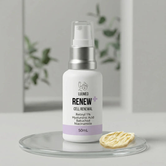 RENEW+ Retinol & Bakuchiol Cream - Cap open