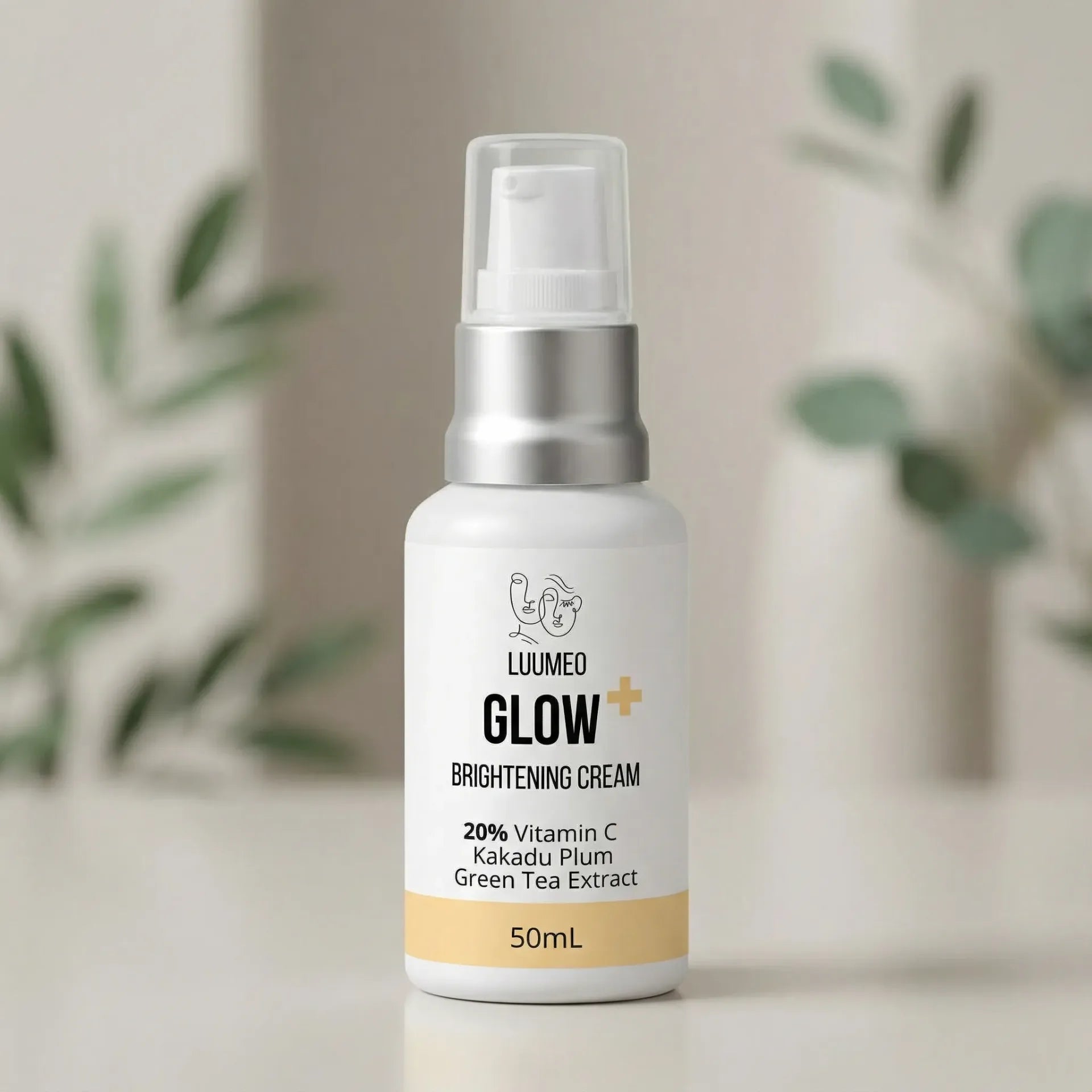 GLOW+ 20% Vitamin C Cream - Front view