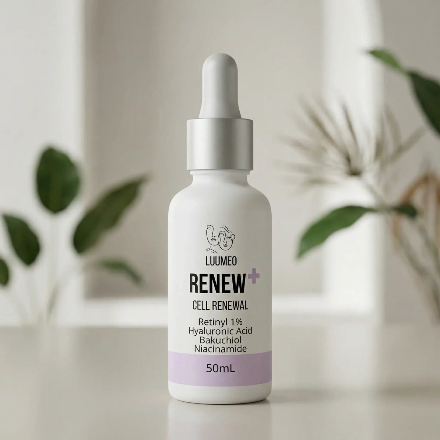 RENEW+ Retinol & Bakuchiol Serum - Luumeo Skin