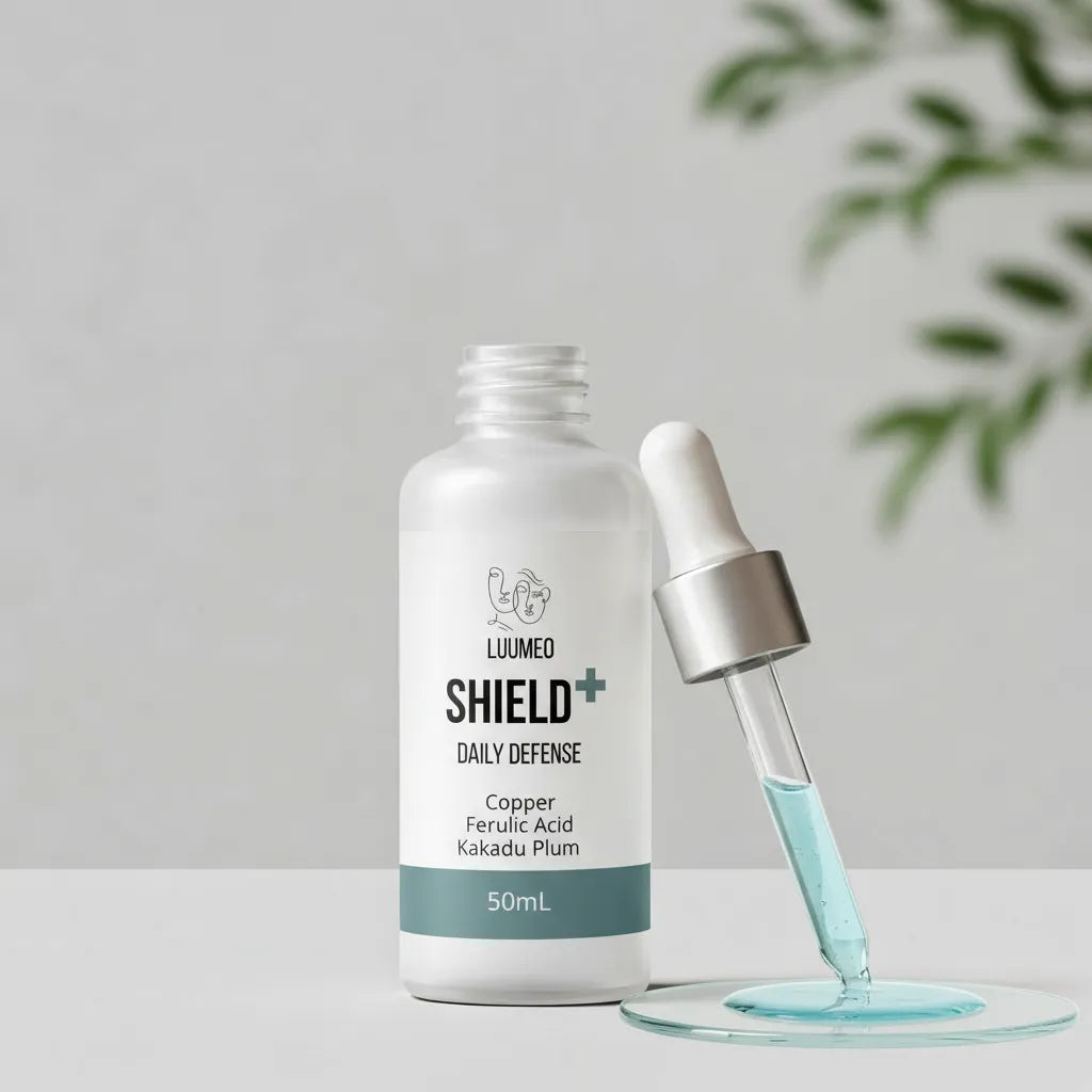 SHIELD+ Copper Antioxidant Serum dropper detail